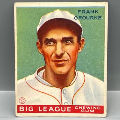 1933 Goudey Frank O'Rourke #87
