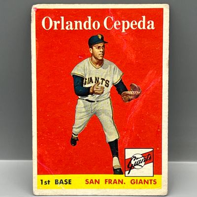 1958 Topps Orlando Cepeda RC #343