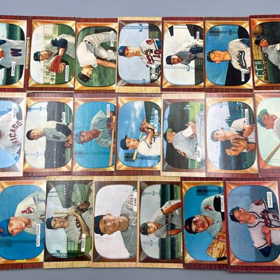 (20) 1955 Bowman Baseball Cards - Varying Conditions