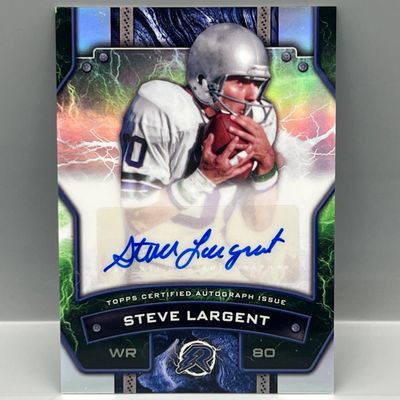 2025 Topps Resurgence Steve Largent Refractor Auto #RS-SL