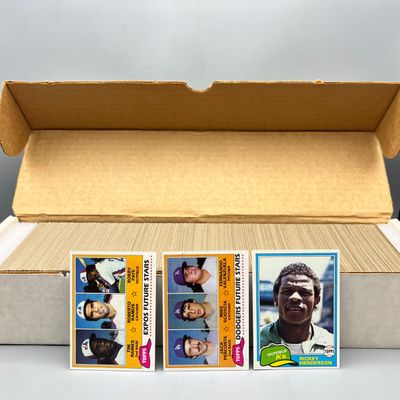 1981 Topps Baseball Complete Set W/ Tim Raines, Fernando Valenzuela, Kirk Gibson & Harold Baines Rookies - Rickey Henderson 2nd Year