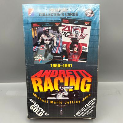 1992 Collect-A-Card Andretti Racing Factory Sealed Wax Box