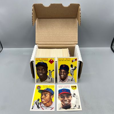 1994 Topps Archives '54 Topps Reprint Complete 256-Card Set - Topps did not issue cards #1, #250, 259
