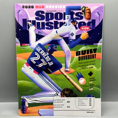 March/April 2026 Sports Illustrated For Kids Magazine W/ Fernando Mendoza RC - Address Cut Off Front