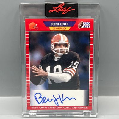 2021 Leaf Pro Set Bernie Kosar Auto #PSA-BK1 - Sealed In Mag From Leaf