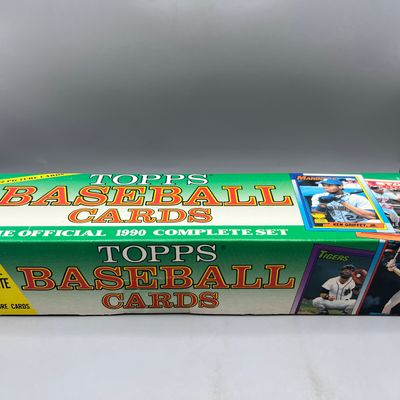 1990 Topps Baseball Factory Set - Frank Thomas RC - No outer cellophane wrap and tape may have been opened