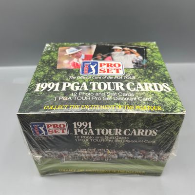 1991 Pro Set PGA Tour Golf Factory Sealed Wax Box