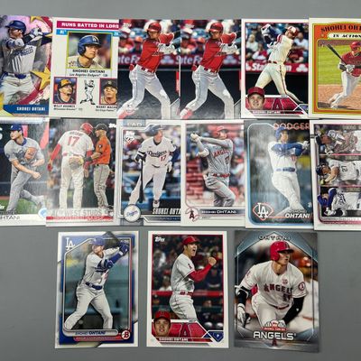 (15) Shohei Ohtani Baseball Cards