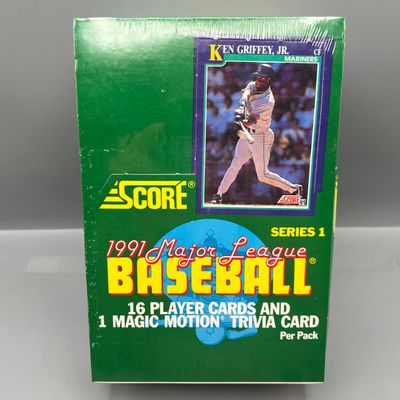 1991 Score Series One Baseball Factory Sealed Wax Box