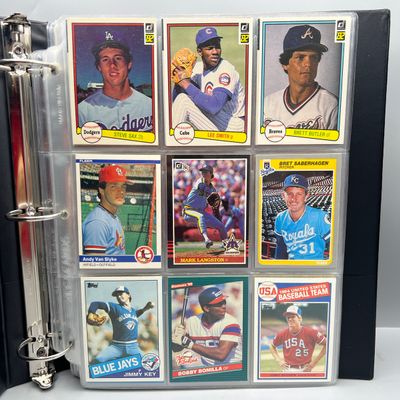 Binder of Assorted Baseball Rookie Cards W/ Lots of Stars - Varying Conditions