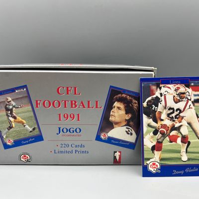 1991 Jogo Incorporated CFL Football Set W/ Doug Flutie RC