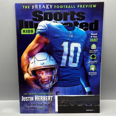 September/October 2025 Sports Illustrated For Kids Magazine W/ Jeremiah Smith RC - Address Cut Off Front