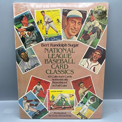 Bert Sugar's National League Baseball Card Classic Factory Sealed Reprint Book