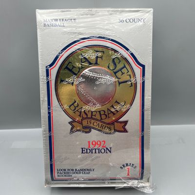 1992 Leaf Series One Baseball Factory Sealed Wax Box