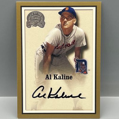 2000 Fleer Greats of The Game Al Kaline On Card Auto