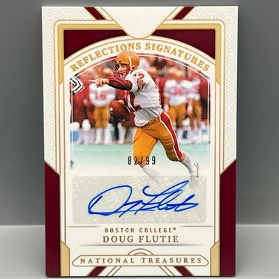 2025 Panini National Treasures Collegiate Doug Flutie Reflections Signatures Auto #/99