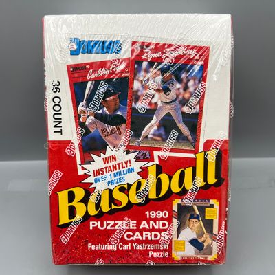 1990 Donruss Baseball Factory Sealed Wax Box