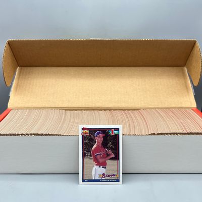 1991 Topps Baseball Complete Set W/ Chipper Jones RC