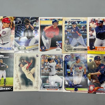 (10) Assorted Modern Baseball Rookie Cards - George Springer, Xander Bogaerts, Alex Bregman