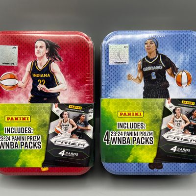 (2) 2023-24 Panini Prizm WNBA Factory Sealed Tins - Caitlin Clark Rookie Year