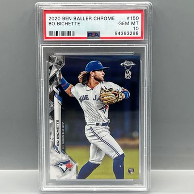 2020 Topps Ben Baller Chrome Bo Bichette RC #150 PSA Gem Mint 10