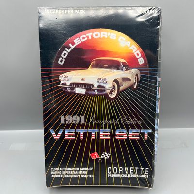 1991 Collect-A-Card Vette Set Factory Sealed Wax Box