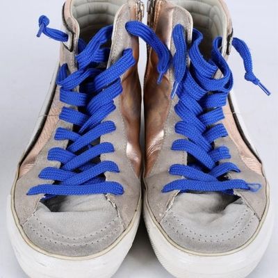 GOLDEN GOOSE SLIDE WOMENS HIGH TOP SNEAKERS US 8