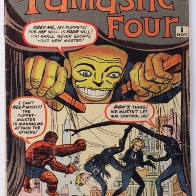 FANTASTIC FOUR #8 1ST APPEARANCE OF PUPPET MASTER