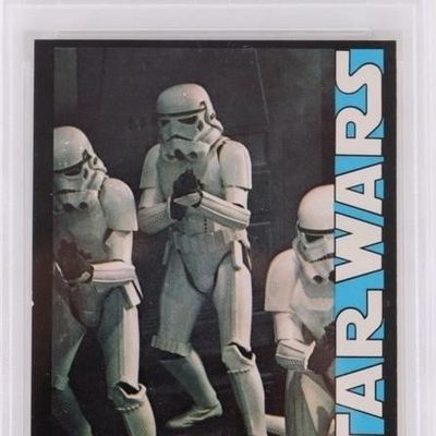 PSA 9 1977 STAR WARS WONDERBREAD STORMTROOPER CARD