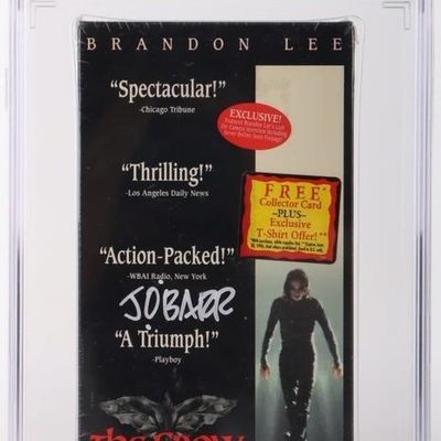 THE CROW VHS SEALED CGC QUALIFIED 9.4 + CARD