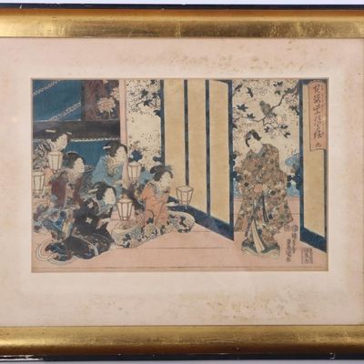 JAPANESE WOODBLOCK PRINT BY UNKNOWN ARTIST