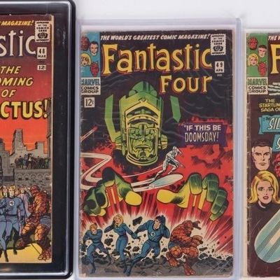 FANTASTIC FOUR 48, 49, 50 GALACTUS SILVER SURFER