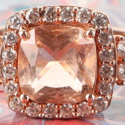 STERLING SILVER ASSORTED GEM LADIES RING
