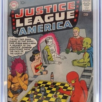 JUSTICE LEAGUE OF AMERICA #1 CGC 3.5 RESTORED