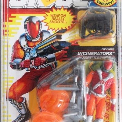 1990 G.I. JOE INCINERATORS SEALED BLISTER PACK