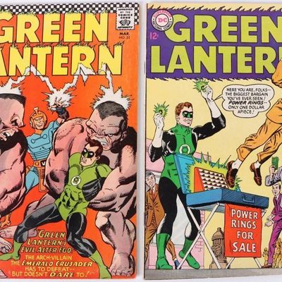 GREEN LANTERN SILVER AGE DC COMICS HIGH GRADE (2)