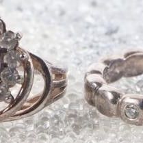 STERLING SILVER LADIES RINGS - LOT OF 4