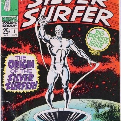 SILVER SURVER #1 SILVER AGE MARVEL COMIC 1968 VG
