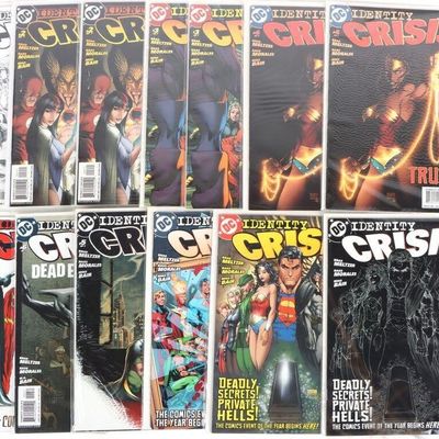 IDENTITY CRISIS COMPLETE SERIES W/ VARIANTS - (13)
