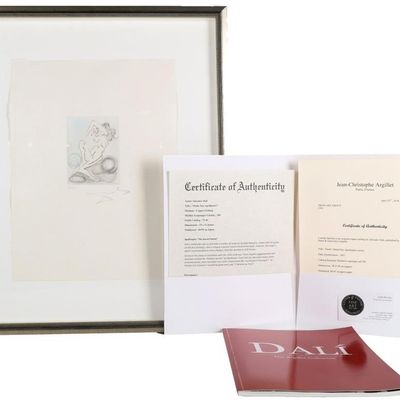 SALVADOR DALI PETITS NUS APOLLINAIRE 2 84/95 AUTO