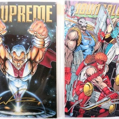 ROB LIEFELD AUTOGRAPHED IMAGE COMIC BOOKS W/ COA
