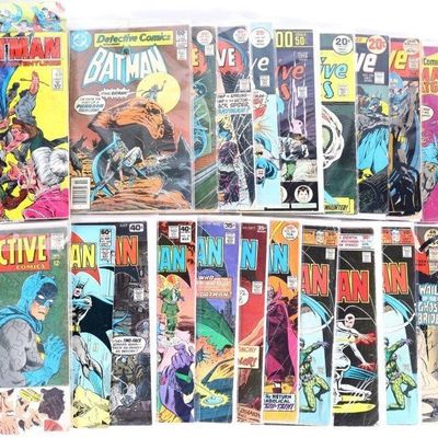 LATE SILVER/BRONZE BATMAN & DETECTIVE COMICS (30)