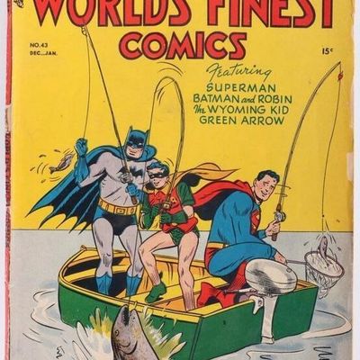 WORLD'S FINEST COMICS #43 GOLDEN AGE DC COMIC