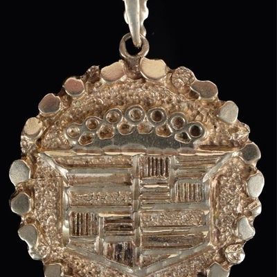 VINTAGE 14K YELLOW GOLD CADILLAC LADIES PENDANT