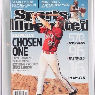 SPORTS ILLUSTRATED V110#23 BRYCE HARPER CGC 9.2