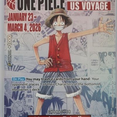 ONE PIECE CARDS MONKEY D. LUFFY P-055 BASKETBALL