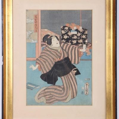 JAPANESE WOODBLOCK PRINT BY UNKNOWN ARTIST