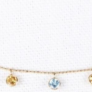 Sale Photo Thumbnail #283: 14K YELLOW GOLD ASSORTED GEM LADIES BRACELET