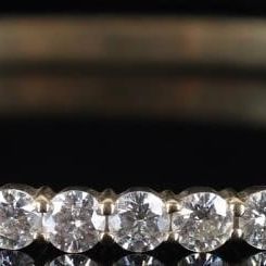 Sale Photo Thumbnail #202: 14K YELLOW GOLD LADIES BRACELET W/ MOISSANITE