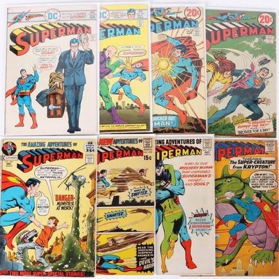 Sale Photo Thumbnail #233: SUPERMAN SILVER & BRONZE AGE COMICS (8)